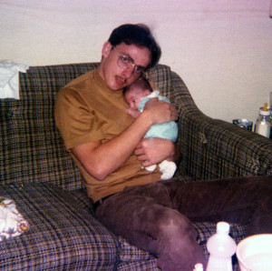 My Dad & I (3 wks old)