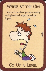 Munchkin Card called Whine at the GM