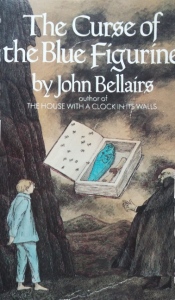 The cover of The Curse of the Blue Figurine by John Bellairs