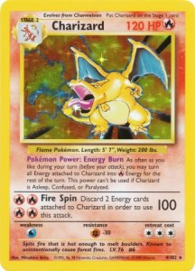 Foil Charizard Pokemon Card