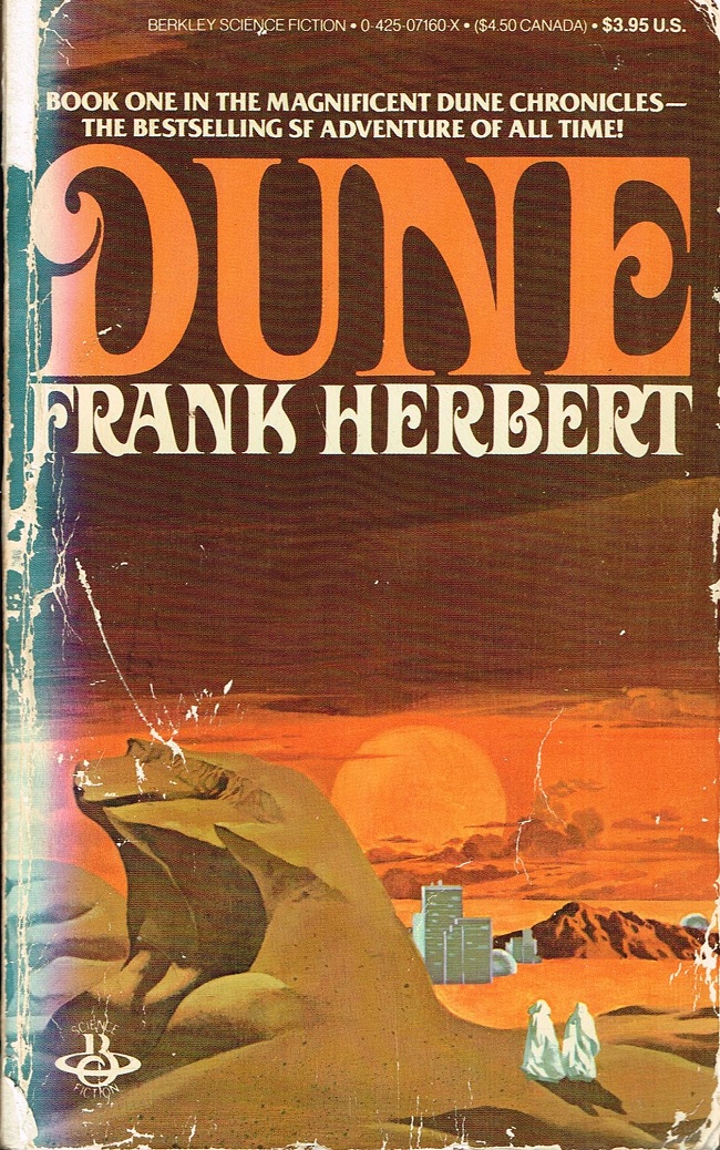 Dune by Frank Herbert Book Cover Throwback