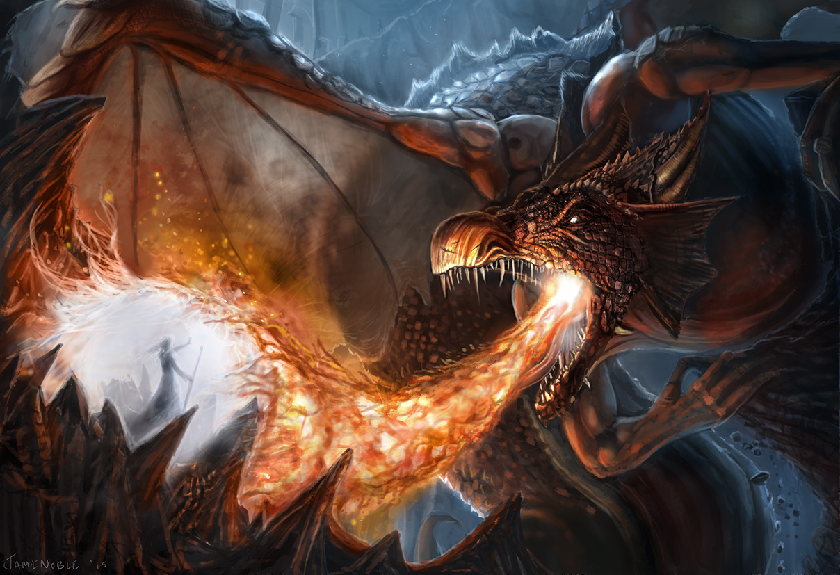 Dragon art by Jamie Noble