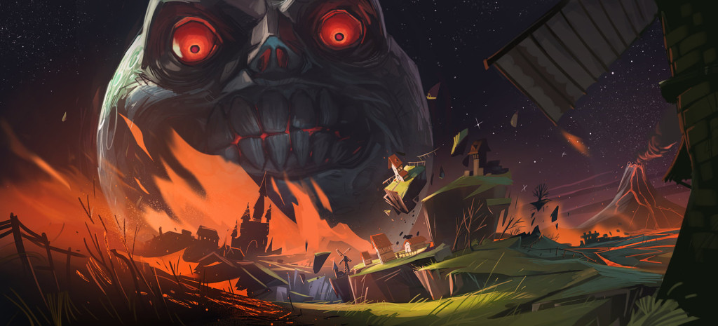 Majora's Mask artwork by Vincent Bisschop