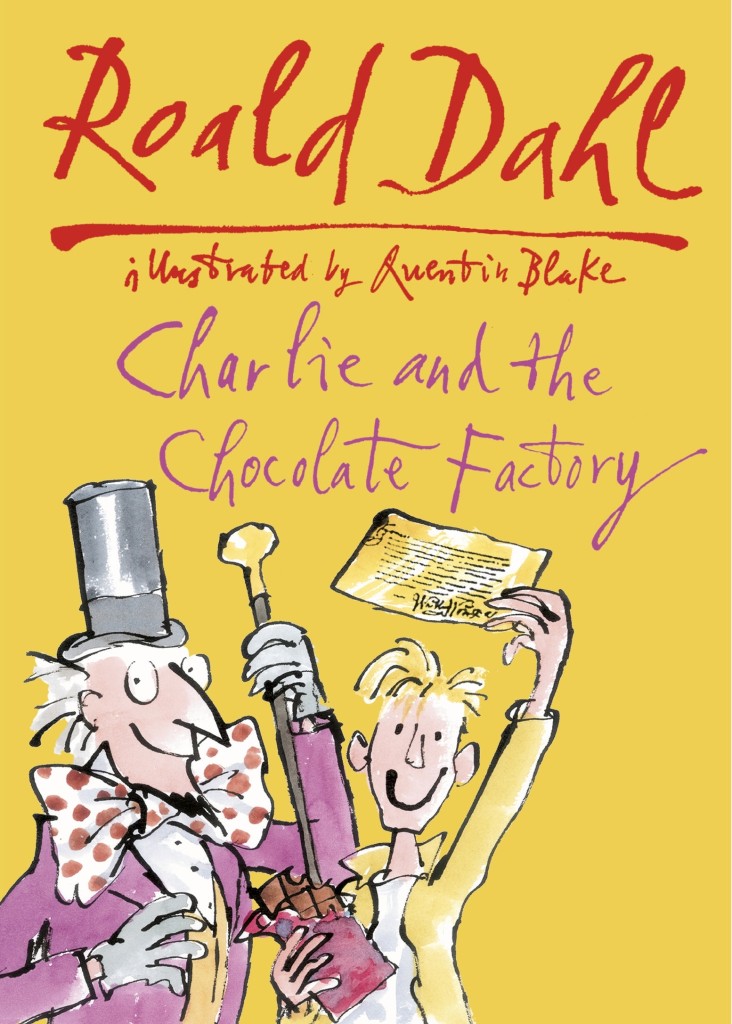 Book Cover Throwbacy: Charlie and the Chocolate Factory