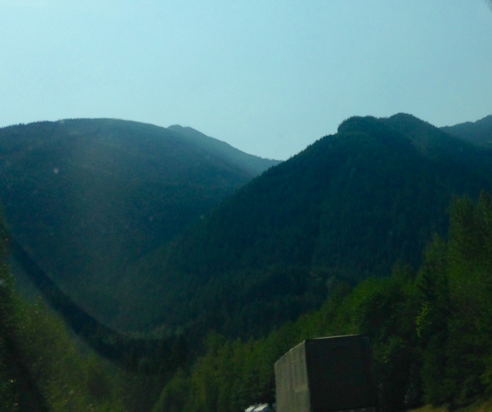 Drive to Spokane Mountainy Hills
