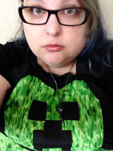 Me cosplaying as a creeper