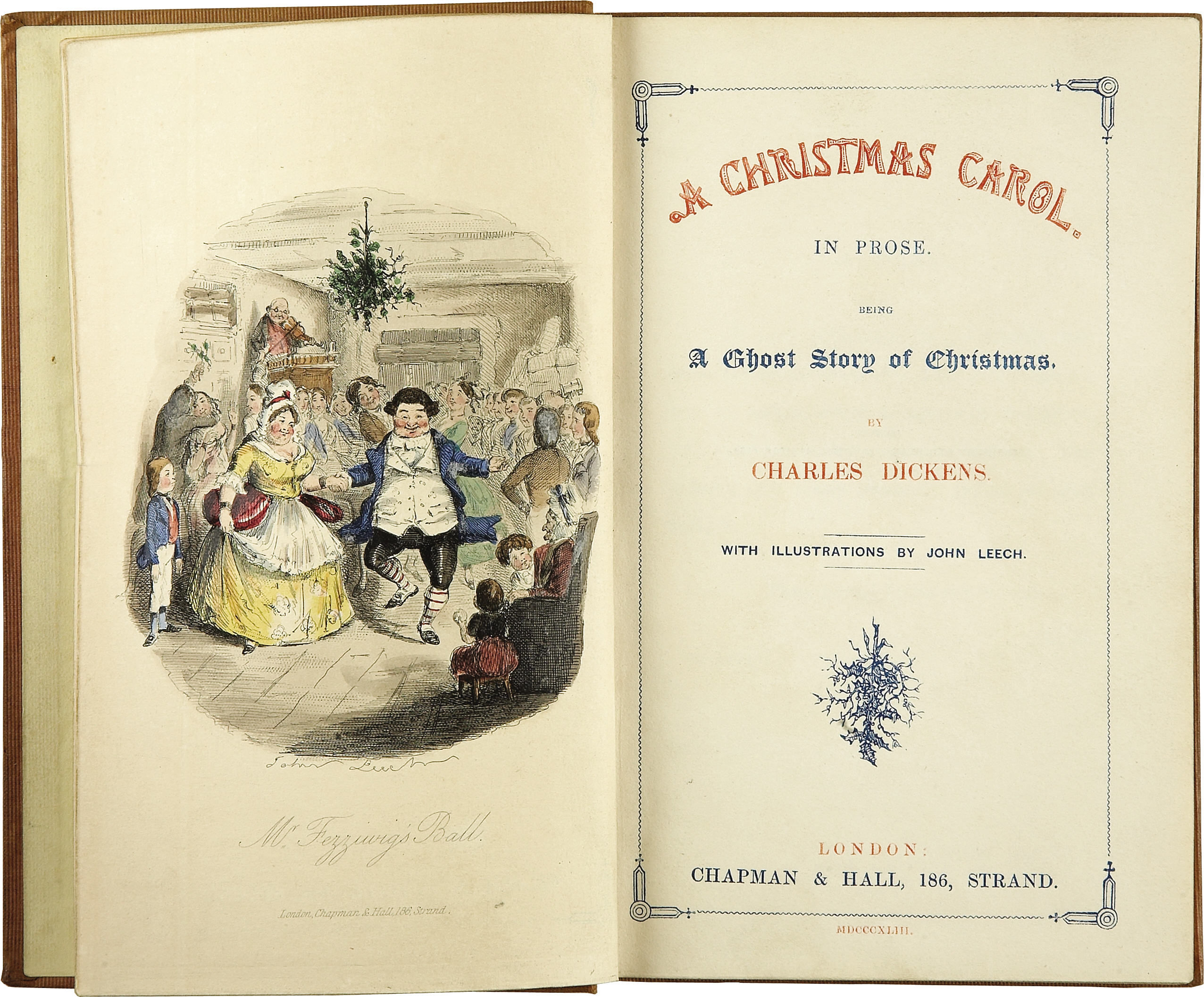 Christmas Carol Book Cover Throwback