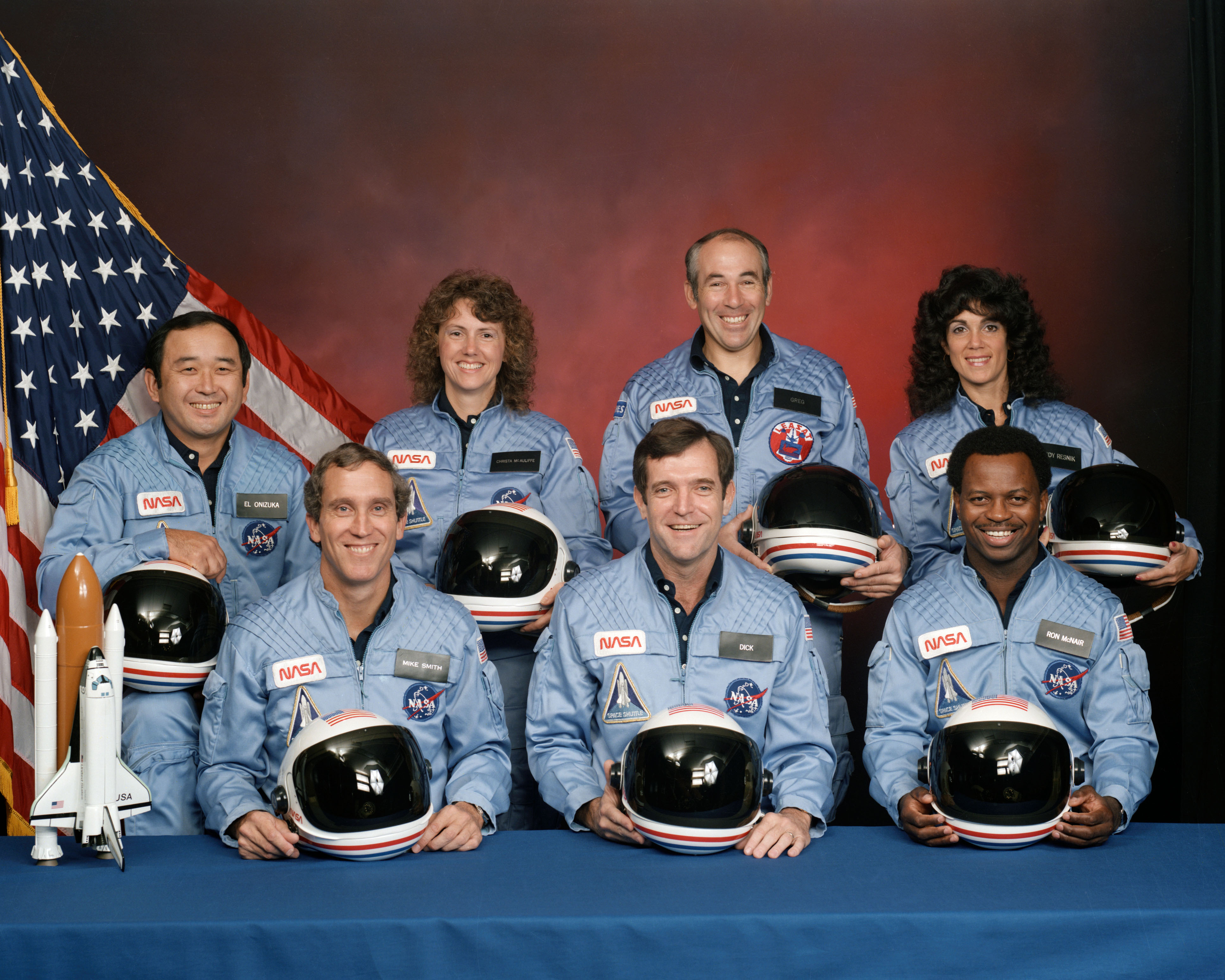 Space Exploration Challenger Crew