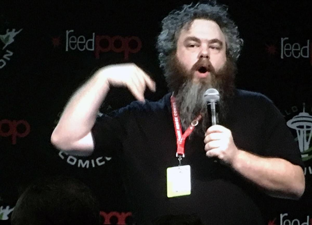 ECCC Wrap-up Patrick Rothfuss reading Emerald City Comicon