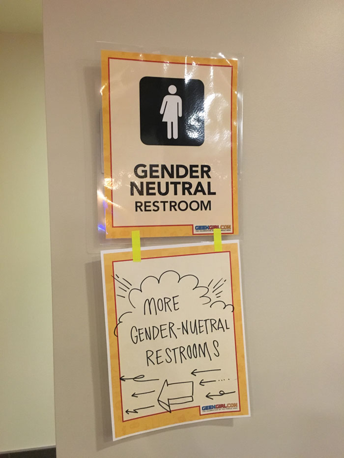 gender neutral bathrooms