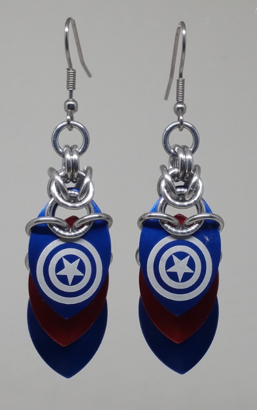 America Hero Earrings