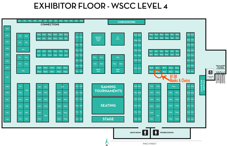 GeekGirlCon Vendor Map