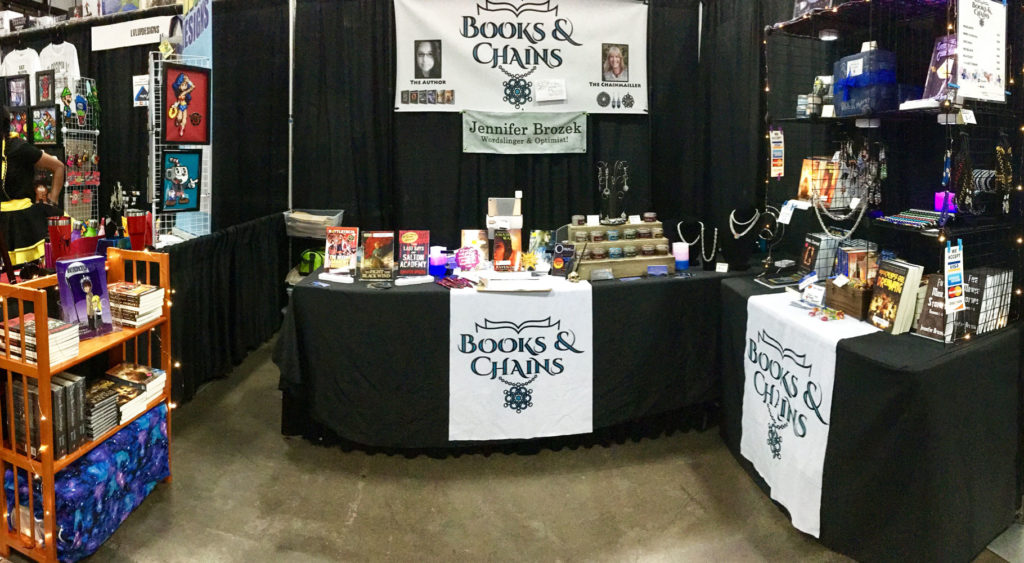 Books & Chains booth