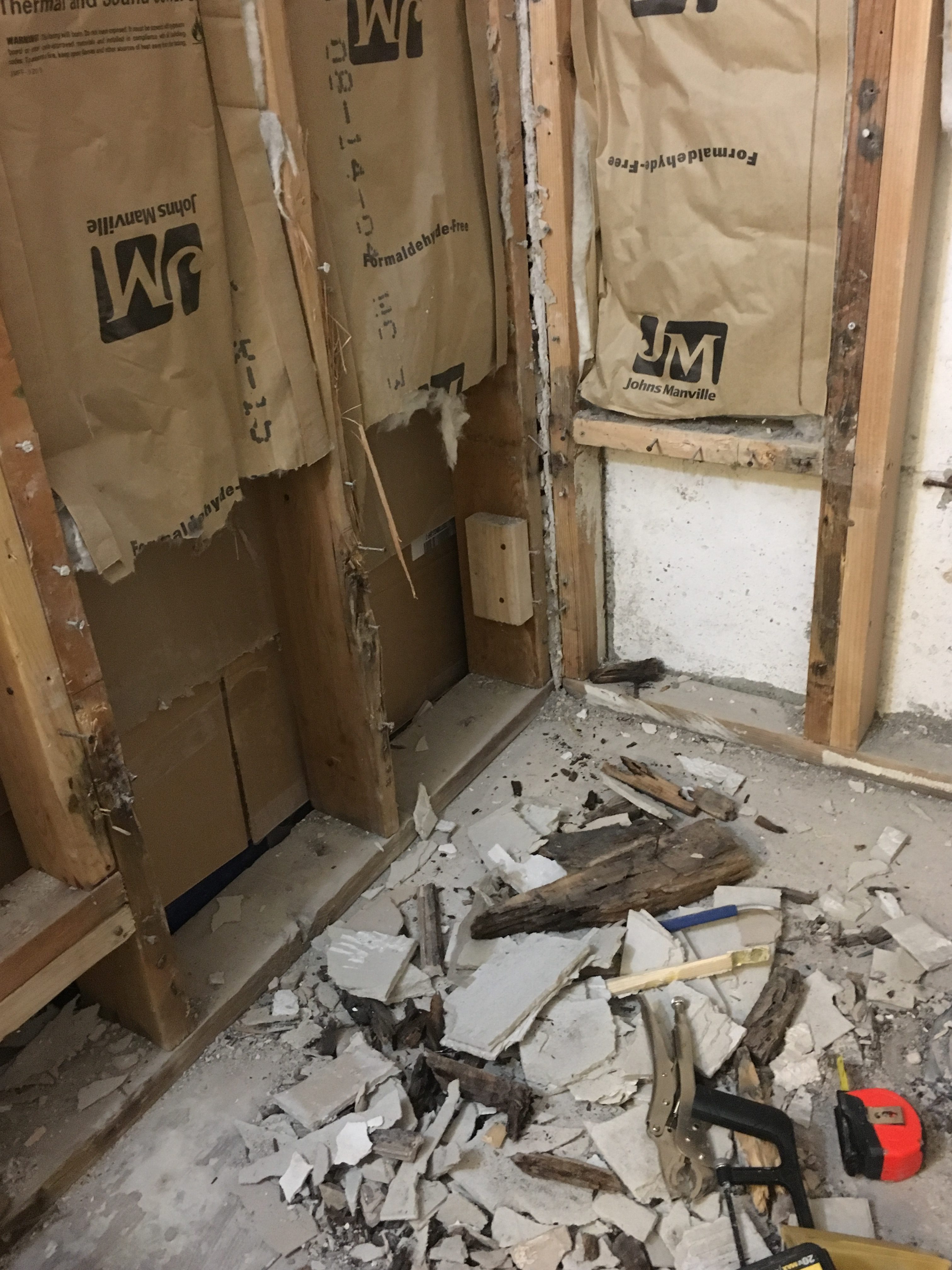 Gutting the Bathroom