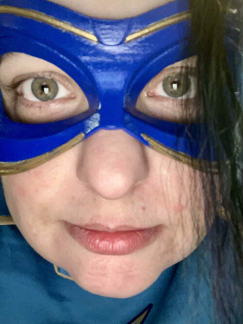 Close up of Ms Marvel