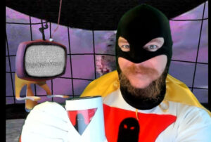 Raven's Partner dressed as Space Ghost