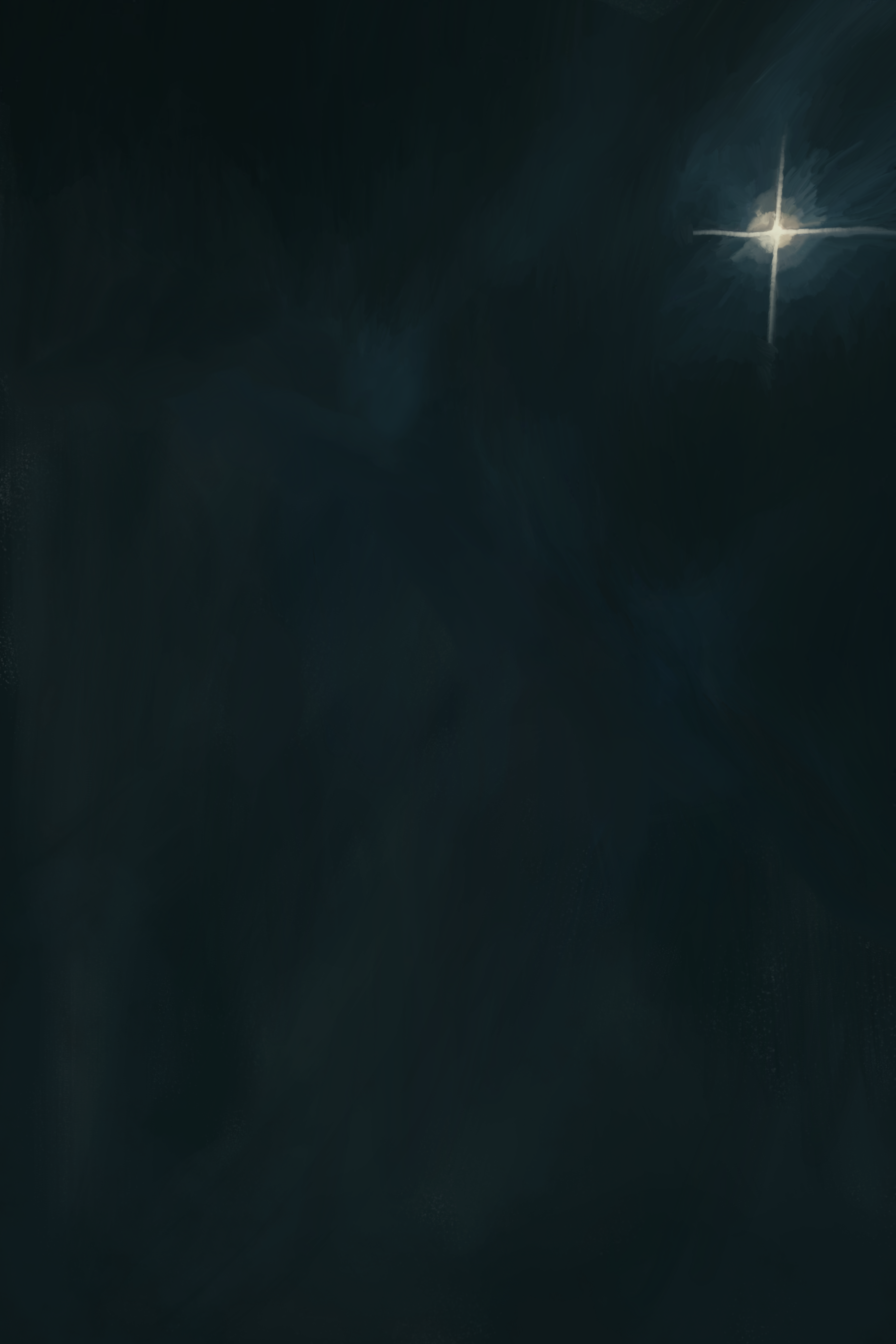 Space background painted by Raven Oak