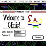 GEnie log-in screen from 1985.